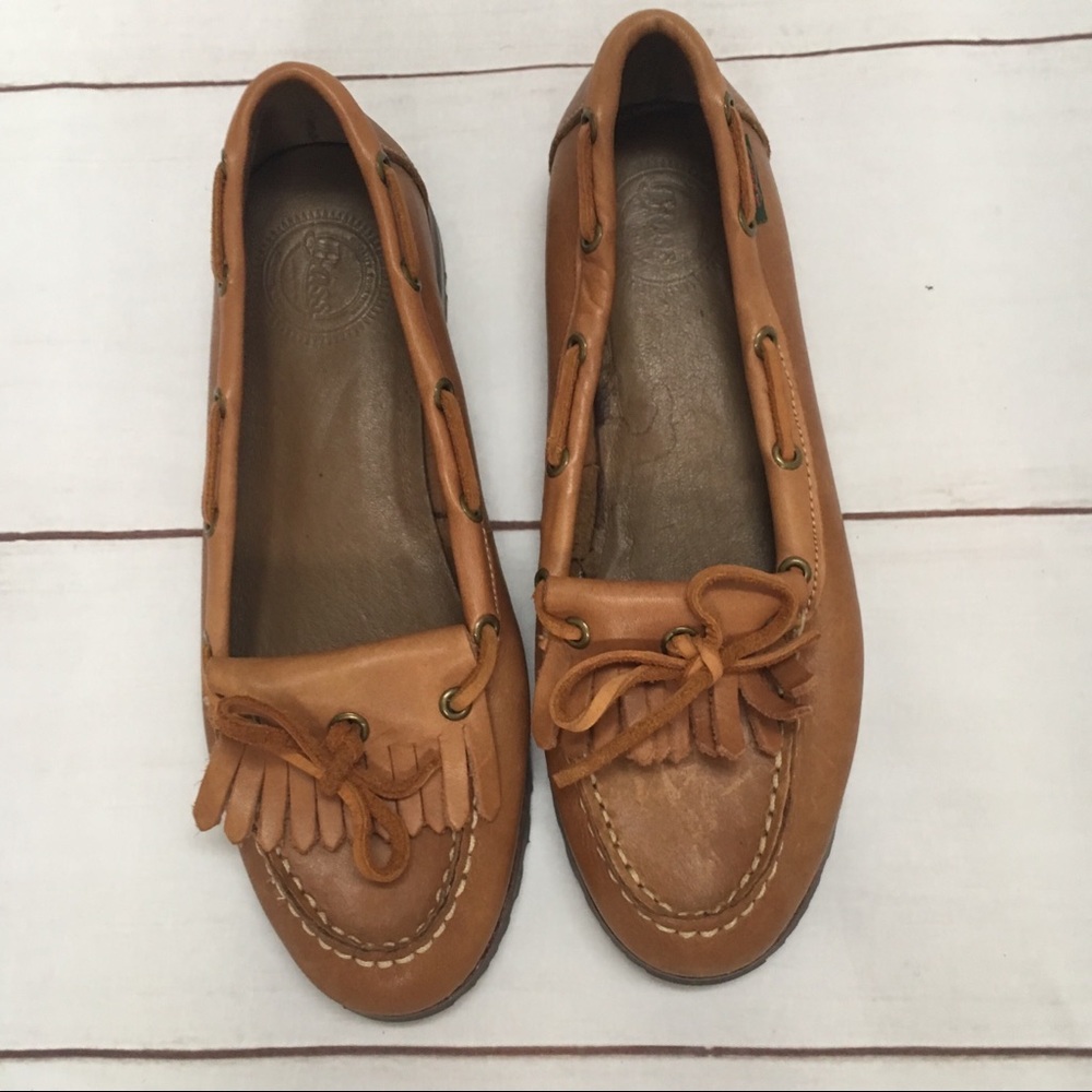 Light Brown Bass Moccasins